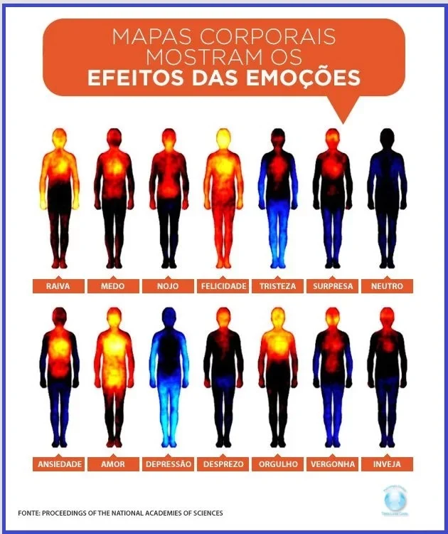 dor na coluna e as emoções e sentimentos - mapa corporal